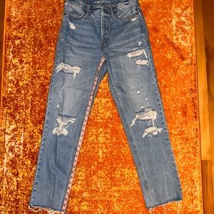 Old Navy Extra High Rise Sky High Straight